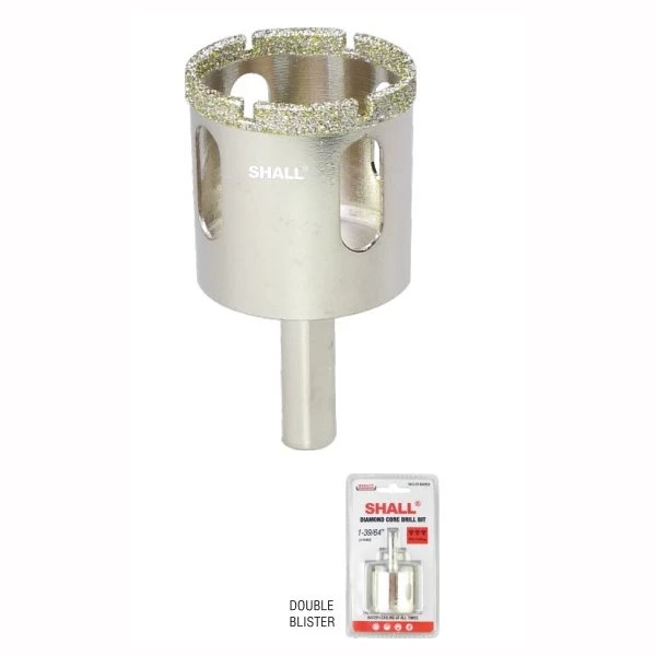 Electro-plated diamond core bits